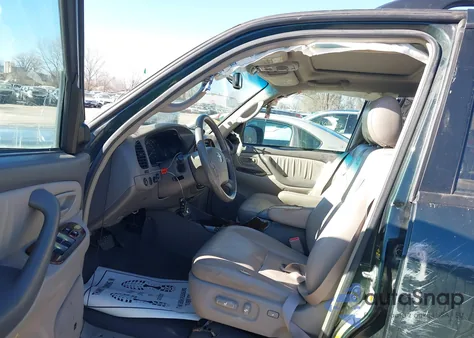 2007 Toyota Sequoia Limited V8 z USA, uszkodzony, nr VIN 5TDBT48A87S285395